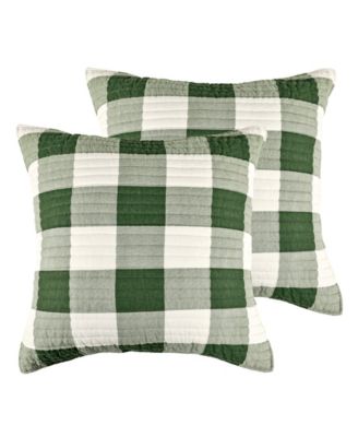 Winter Sleigh Ride Red 2-Pc. Sham Set, European