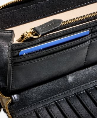 Boxed Hazel Ruched Zip-Around Wallet, Macy's Exclusive  