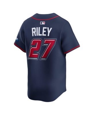 Men's Austin Riley Navy Atlanta Braves 2025 MLB Speedway Classic Alternate Limited Player Jersey