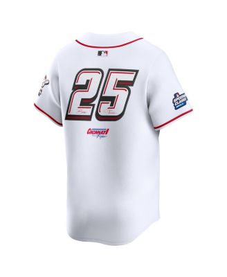 Nike Men's 25 White Cincinnati Reds 2025 MLB Speedway Classic Home