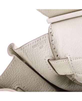 Pre-Owned Hermes Birkin 30 Handbag Light Epsom with Palladium Hardware