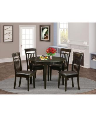 5 PC Kitchen nook Dining set-Kitchen Table and 4 Kitchen Chairs