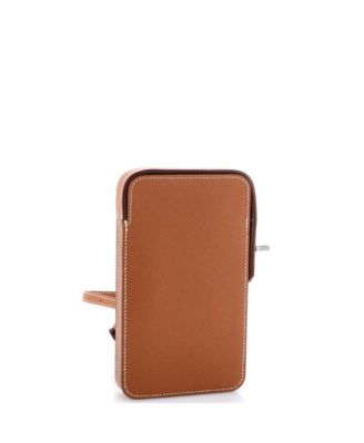 Pre-Owned Hermes Hac a Box Phone Case Epsom