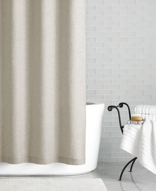 Hotel Collection LAST ACT! Linen 72" x 84" Extra Long Shower Curtain