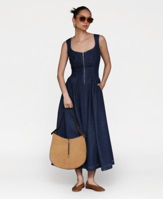 Women's Sweetheart Full Skirt Midi Dress