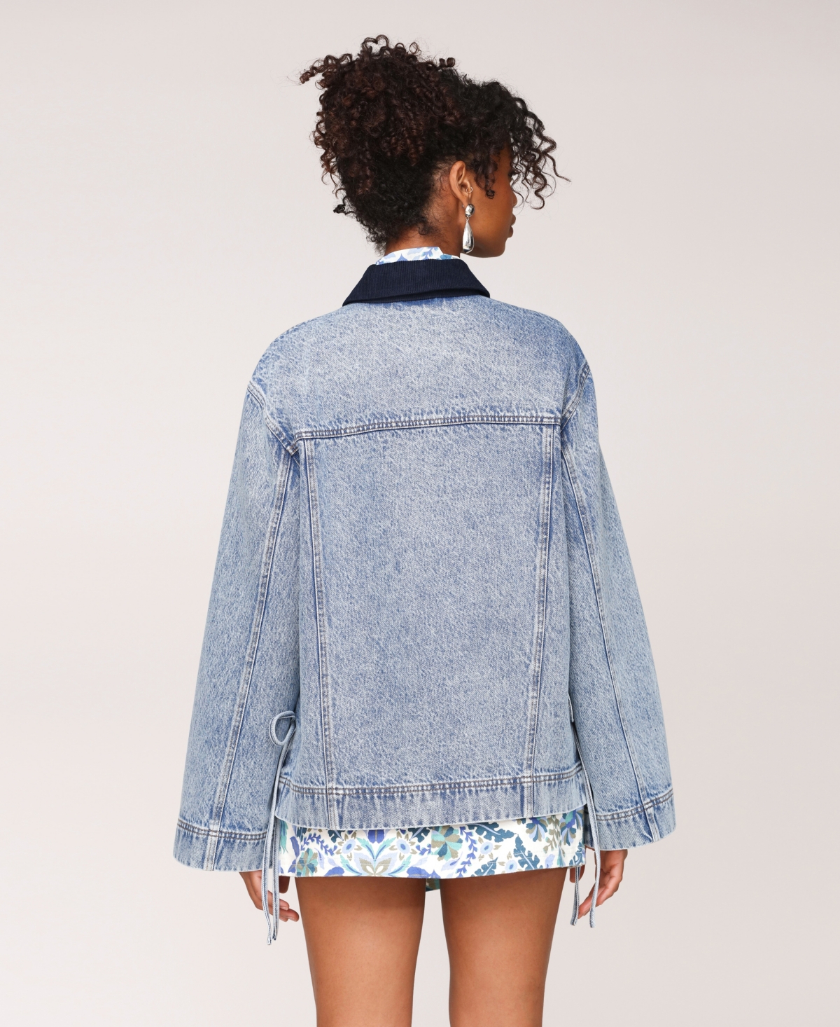 Avec Les Filles Women's Oversized Patch Pocket Chore Jacket