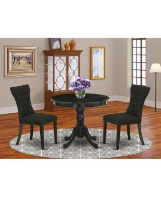 Dinette Table and 2 Parsons Dining Room Chairs Dining Room Set