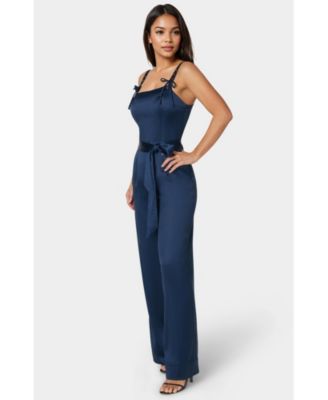 Women's Luxe Satin Ultra Wide Leg Jumpsuit