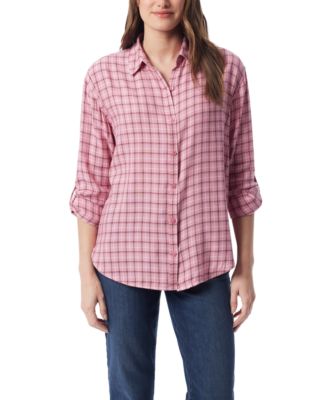 Gloria Vanderbilt - Women's Amanda Roll-Tab-Sleeve Shirt