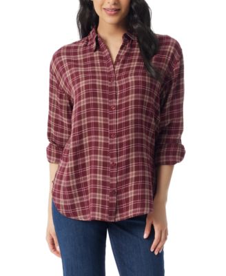 Gloria Vanderbilt - Women's Amanda Roll-Tab-Sleeve Shirt