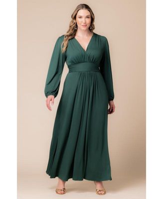 Plus Size Kelsey Long Sleeve Maxi Dress