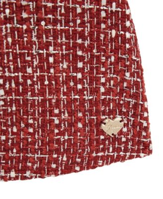 Baby Girls Long Sleeve Bodysuit and Tweed Skirtall Set