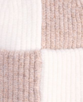 Brushed Rib Colorblocked Beanie, Macy's Exclusive