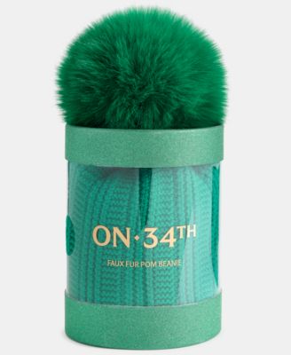 Boxed Rib-Knit Beanie