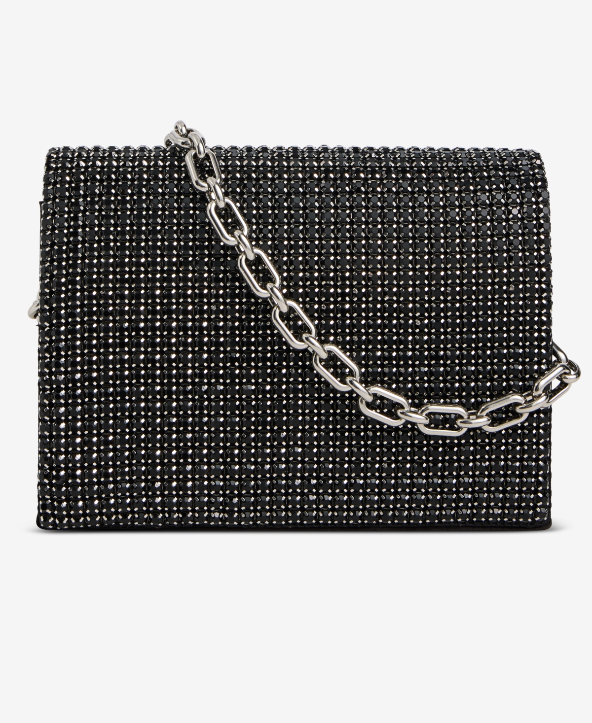 Inc International Concepts Stone Flap Crossbody Bag, Exclusively At Macy's In Black