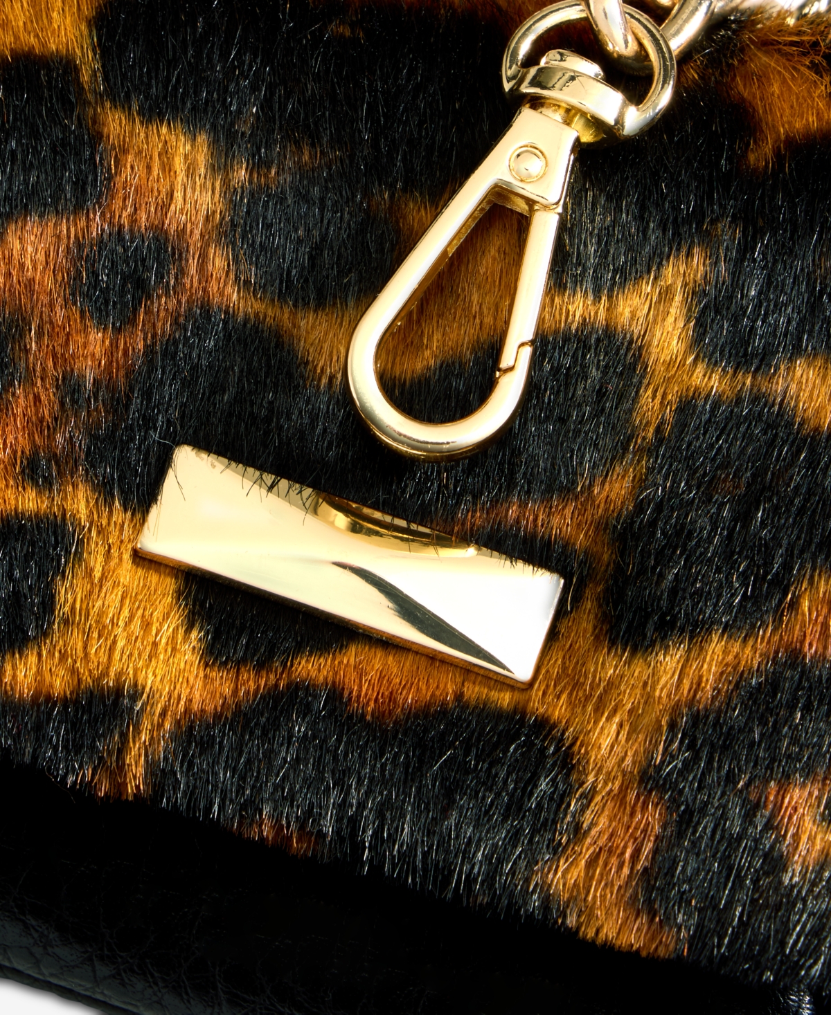 Inc International Concepts Taylah Leopard Print Calf Hair Mini Bag, Macy's Exclusive In Multi