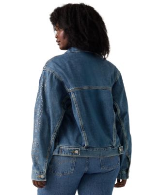 LEVI’S / 90's USA BIG SIZE denim jacket Levi's Plus Size 90s Trucker Long Sleeve Jacket - Macy's