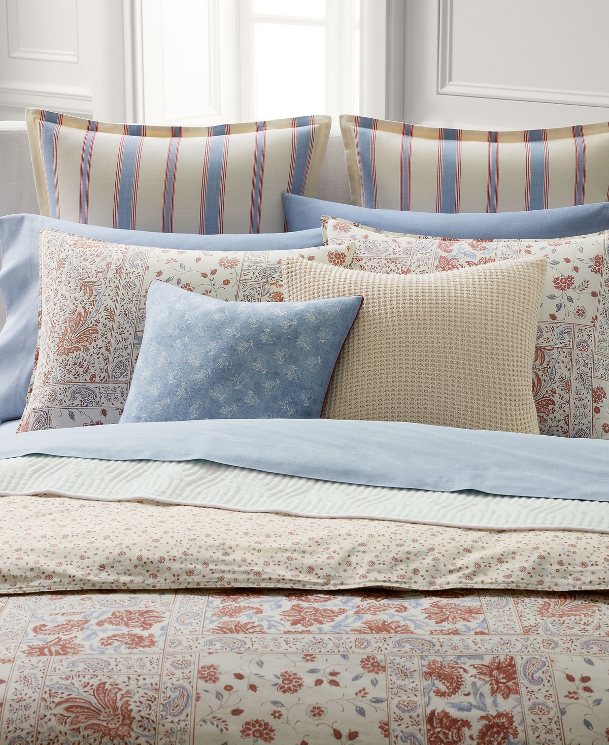 Ralph Lauren Katie Reversible 3-pc. Comforter Set, King In Pink