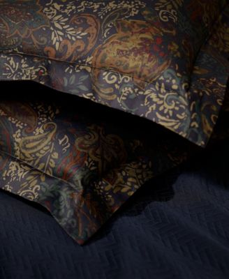 Henry Cotton Sateen Reversible 3-Pc. Comforter Set, Full/Queen