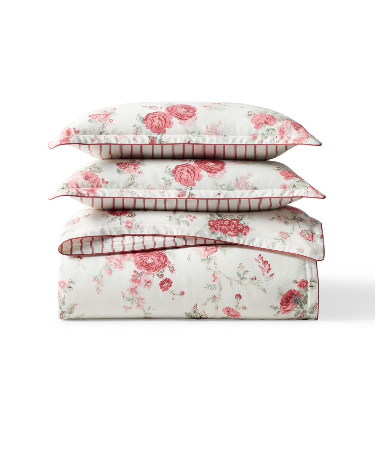 Ralph Lauren Sofia Cotton Sateen 3-pc. Comforter Set, King In Multi