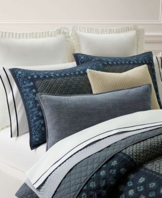 Beckett Diamond-Stitched Cotton Sham, King