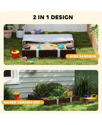 Square Kids box with Cover, 4 Seats, Bottom Liner,