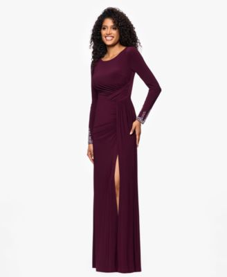 Women's&nbsp;Long Sleeve Beaded Cuff Dress