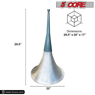 PA Horn Speaker 500W PMPO Compression Driver in 22 Inch Trumpet Throat