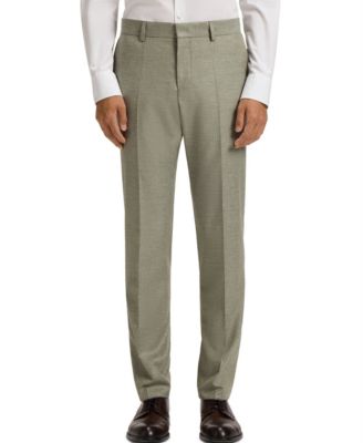 Men's Patterned Stretch Slim-Fit Pants