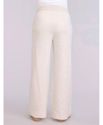 Women's Under the Belly Wide Leg Sweatpants - Motherhood Maternity