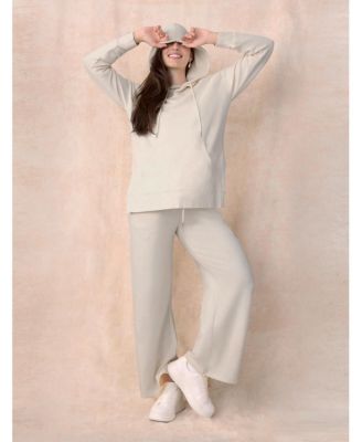 Women's Under the Belly Wide Leg Sweatpants - Motherhood Maternity