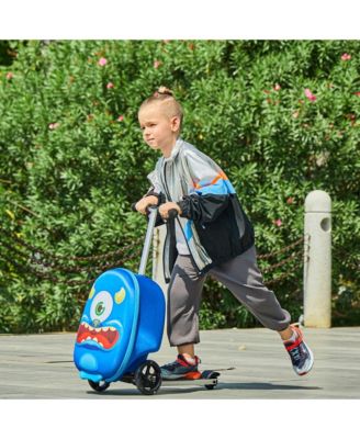 GoVoyage 3-Wheel Kids Luggage Scooter with Light-Up Wheels