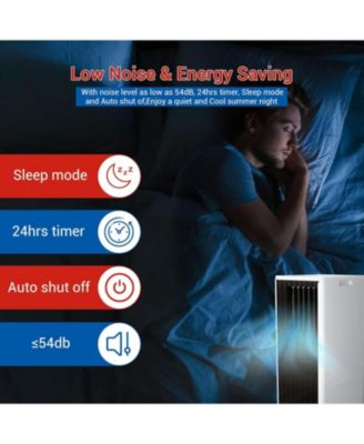 8000 BTU Portable Air Conditioner Compact Lightweight Easy to Move with Wheels Quiet Operation Includes Venting Kit Air Conditioner