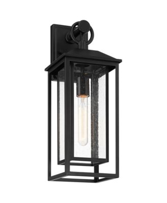 Califa 20" High Traditional Outdoor Wall Light Fixture Mount Porch House Exterior Outside Lantern Weatherproof Glass Shade