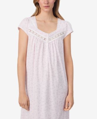 Women's Cap Sleeve Long Nightgown