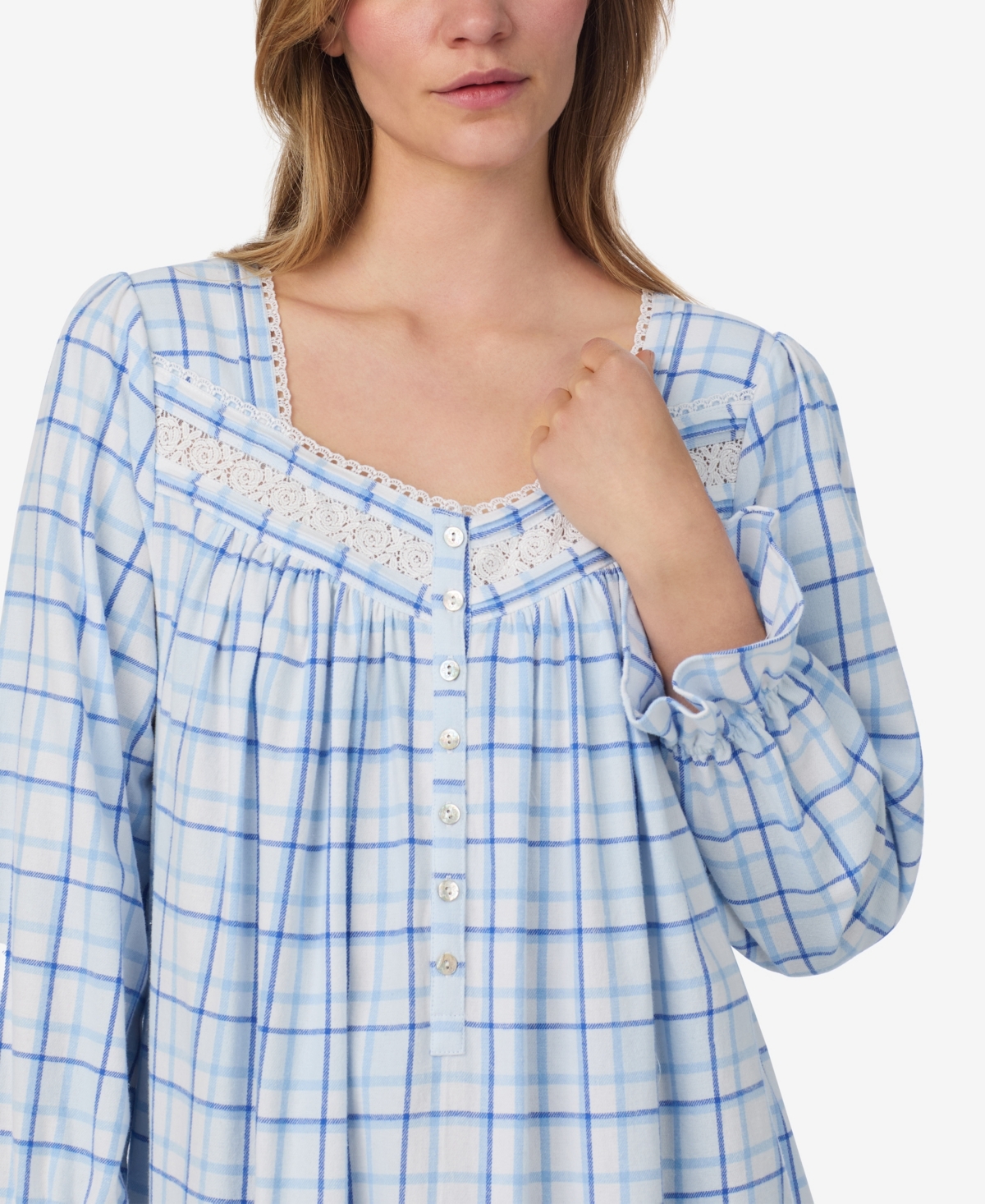 Eileen West Women's Long Sleeve Ballet Nightgown