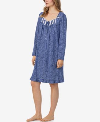 Women's Long Sleeve Short Nightgown