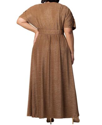 Plus Size Geneva Sparkling Evening Gown