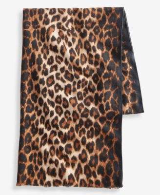 Ombr&eacute; Leopard-Print Oblong Scarf, Macy's Exclusive