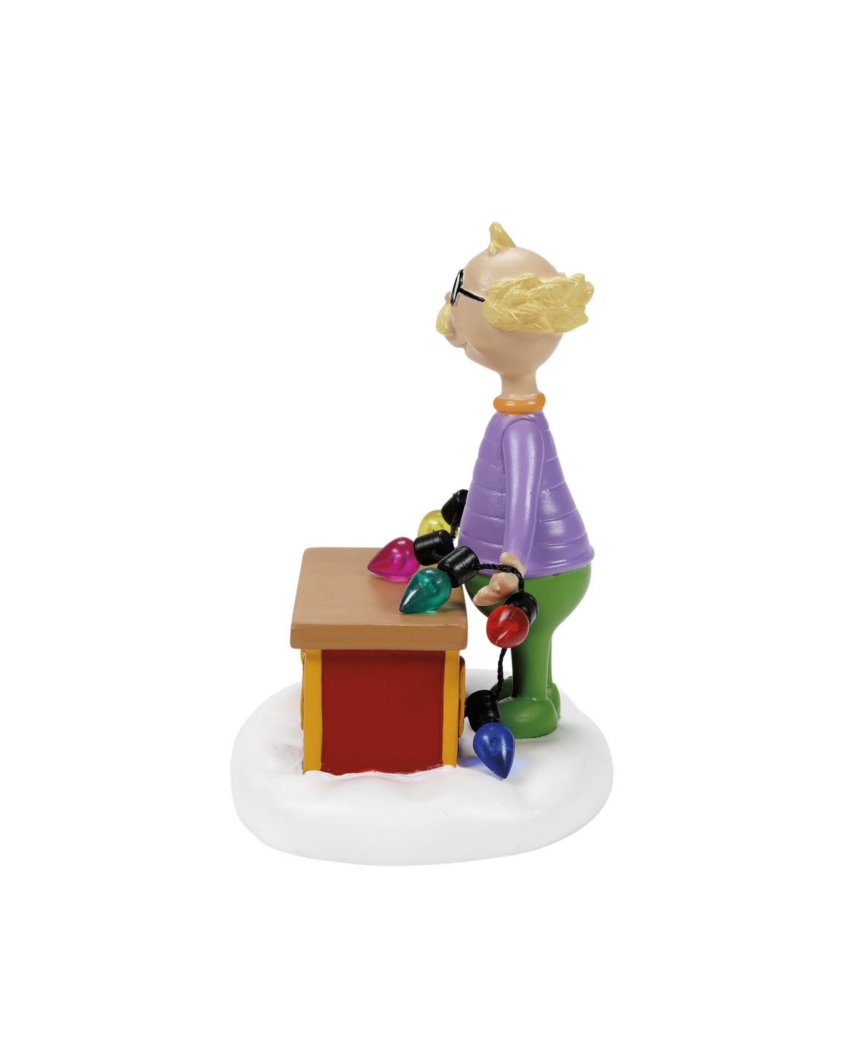 Department Five Grinch Village Who Lightbulb Tester Village Accessory In Multi