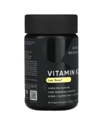 Vitamin K2  Low Dose  45 mcg  -  90 Veggie Softgels