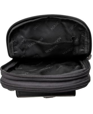 Men's Leather Crossbody Organizer Bag