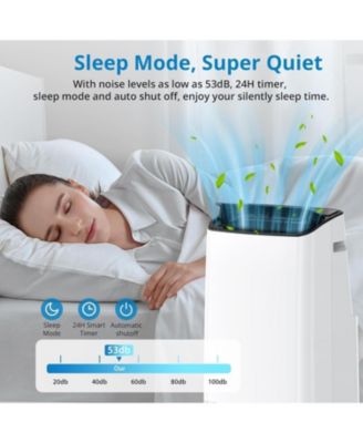 15,000 BTU Portable Air Conditioner - Quiet Unit, Covers 850 Sq. Ft, 3 Fan Speeds, Dehumidifier Mode, Easy Install Window Kit