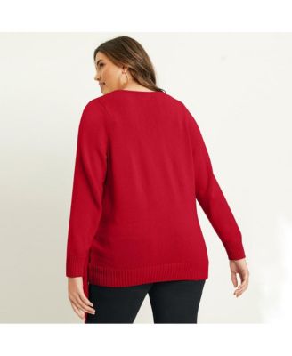 Women's June + Vie Wrap-Front Cardigan
