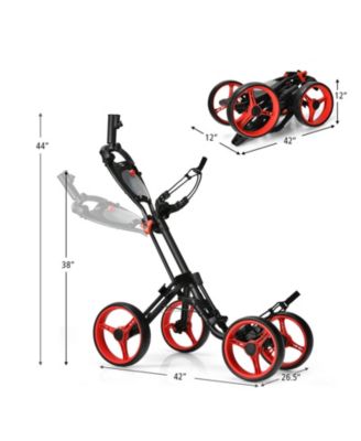 Red Trestle Computer Desk Indoor Office Workstation with Removable Shelf