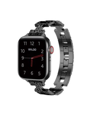Pebble Styled Metal Replacement Band for Apple Watch