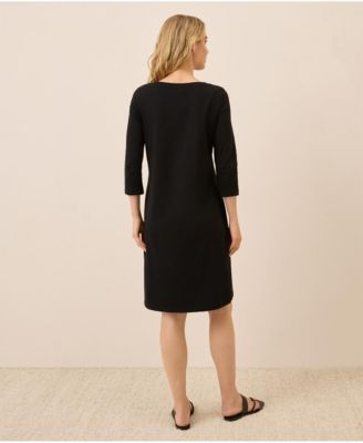 Organic Cotton Softspun Boat Neck Dress