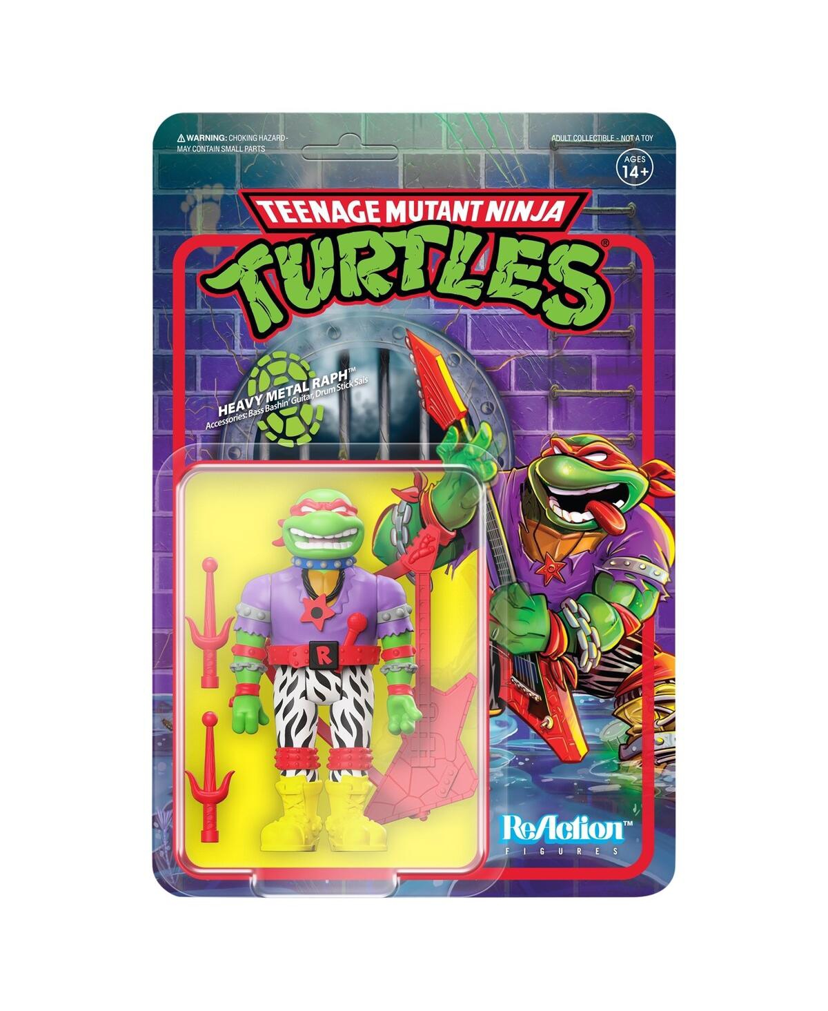 Super7 Heavy Metal Raph Teenage Mutant Ninja Turtles Wave 6 Reaction Figure In Transparent