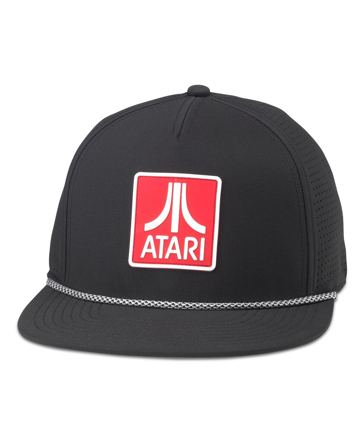American Needle Men's And Women's Black Atari Buxton Pro Snapback Hat