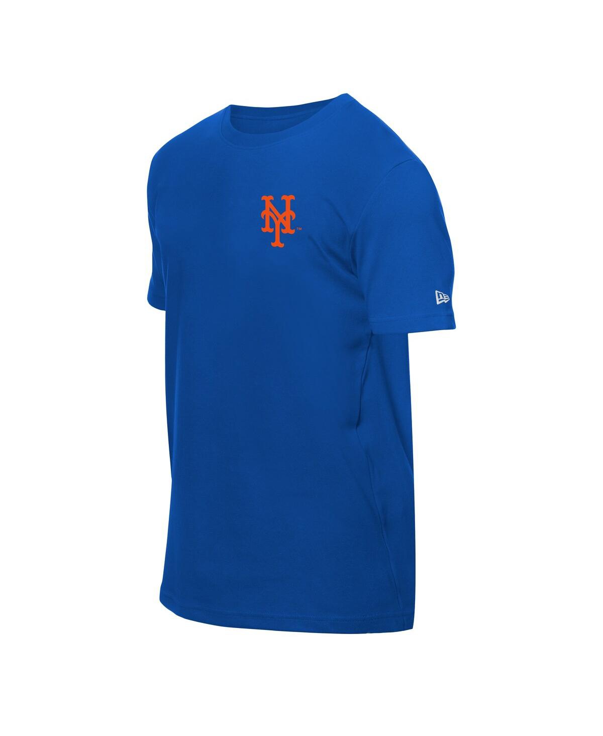 New Era Men's David Wright Royal New York Mets Retired Player Graphic T-shirt In Blue
